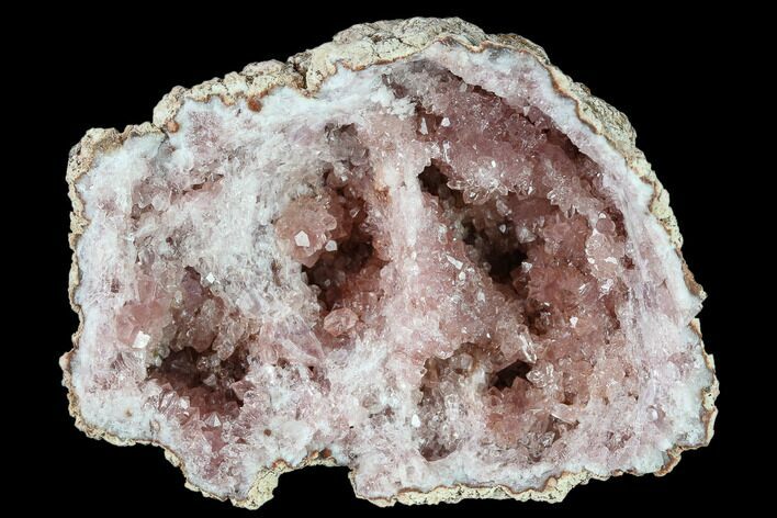 Pink Amethyst Geode Section - Argentina #134774